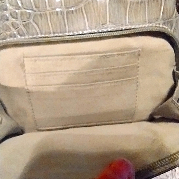 Green Embossed Crocodile Mini Purse - Picture 4 of 5